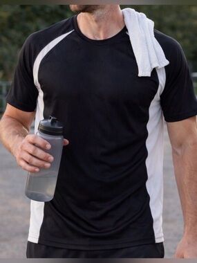 Alo Yoga Men's CoolFit Colorblock Performance T-Shirt